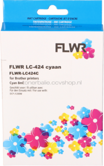 FLWR Brother LC-424 cyaan
