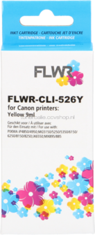 FLWR Canon CLI-526Y geel