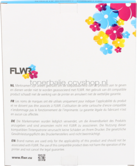 FLWR Brother LC-980 / LC-1100 Multipack zwart en kleur