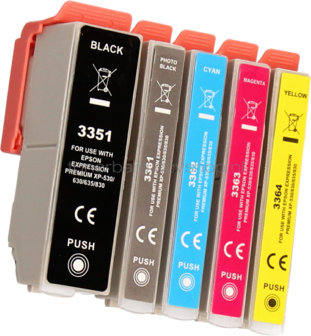 FLWR Epson 33XL Multipack zwart en kleur