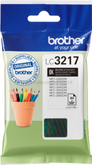 Brother LC-3217BK zwart