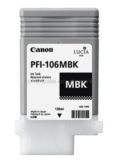 Canon PFI-106 mat zwart