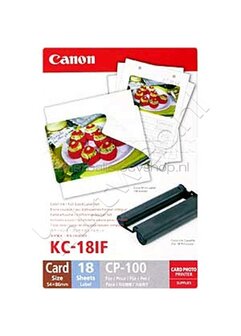 Canon KC-18IF cartridge en stickers kleur