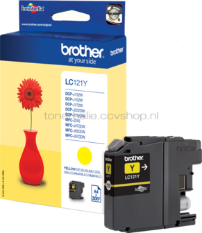 Brother LC-121Y geel