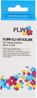 FLWR Canon CLI-581XXL zwart