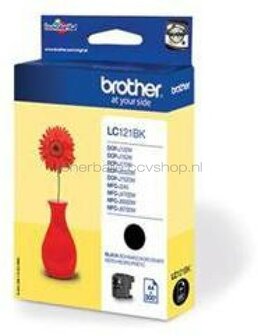 Brother LC-121BK zwart