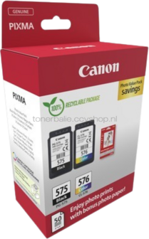 Canon PG-575/CL-576 Photo Value Pack zwart en kleur