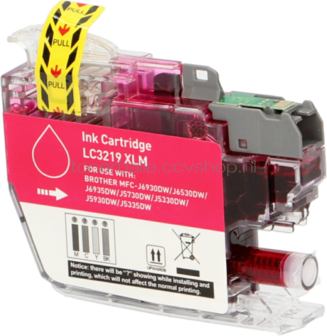 FLWR Brother LC-3219XL Multipack zwart en kleur