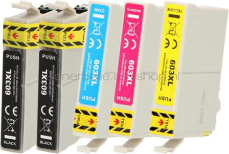 FLWR Epson 603XL Multipack zwart en kleur