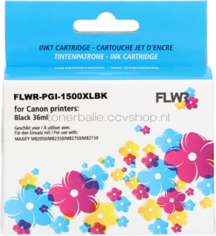 FLWR Canon PGI-1500XL zwart