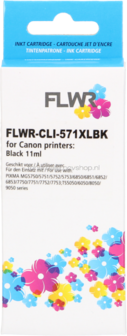 FLWR Canon CLI-571XL zwart