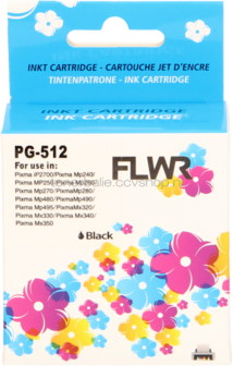 FLWR Canon PG-512 zwart
