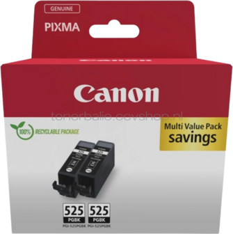 Canon PGI-525BK twinpack zwart