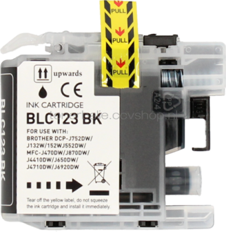 FLWR Brother LC-123 zwart