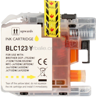 FLWR Brother LC-123 geel