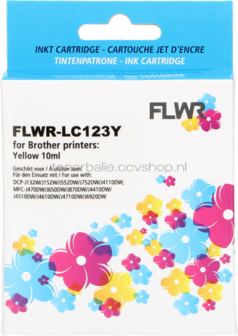 FLWR Brother LC-123 geel