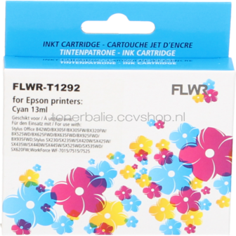 FLWR Epson T1292 cyaan