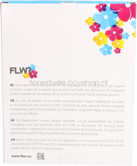 FLWR Brother LC-985 Multipack zwart en kleur