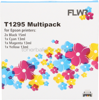 FLWR Epson T1295 Multipack zwart en kleur