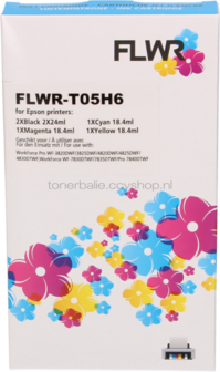 FLWR Epson 405XL 5-pack zwart en kleur