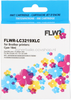 FLWR Brother LC-3219XLC cyaan