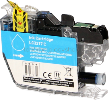 FLWR Brother LC-3217C cyaan