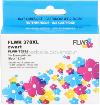 FLWR Epson 378XL zwart