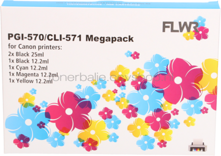 FLWR Canon PGI-570 / CLI-571 Megapack