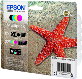 Epson 603XL / 603 zwart en kleur