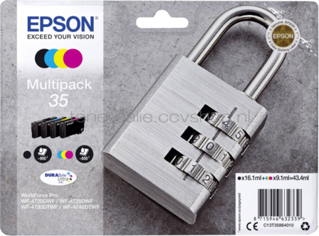 Epson 35 multipack zwart en kleur