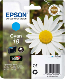 Epson 18 cyaan