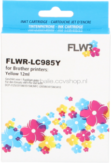 FLWR Brother LC-985Y geel