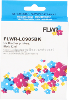 FLWR Brother LC-985BK zwart