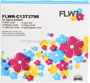 FLWR Epson 378XL Multipack zwart en kleur