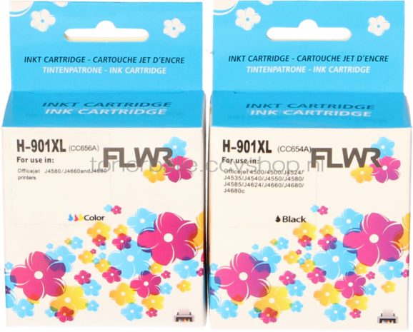 FLWR HP 901XL Multipack zwart en kleur