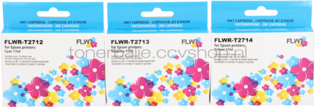 FLWR Epson 27XL 3-pack kleur