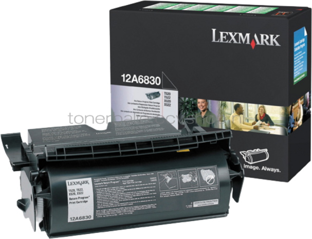 Lexmark 12A6830 zwart