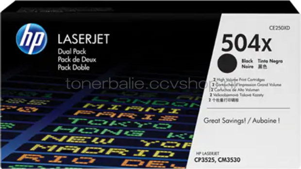 HP 504XD 2-pack zwart