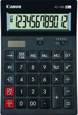 Canon AS 1200HB 12-cijferig display  Grijs