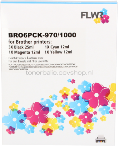 FLWR Brother LC970/1000 Megapack