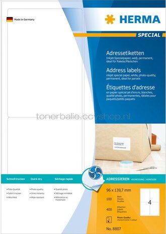 Herma 8807 96x139,7 MM