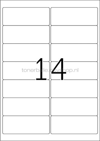 Herma 10826 99,1x38,1 mm
