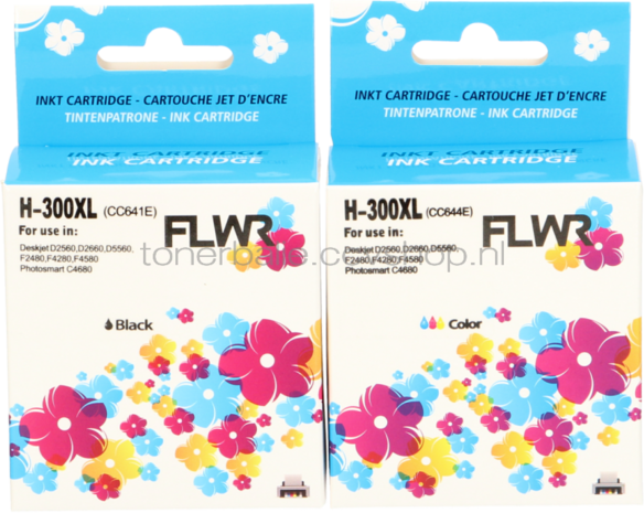 FLWR HP 300XL 2-pack - Optie 76