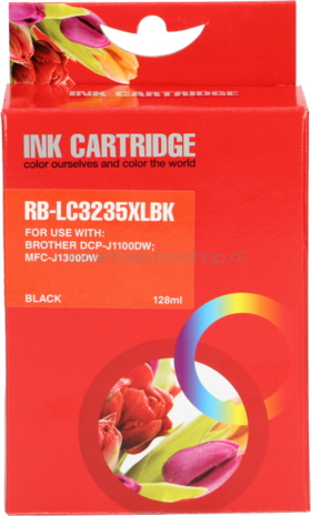 Huismerk Brother LC-3235BK zwart