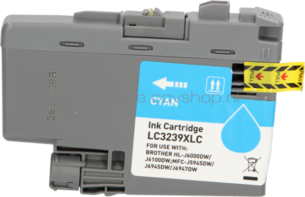 Huismerk Brother LC-3239C cyaan