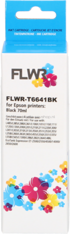FLWR Epson T664 Multipack zwart en kleur