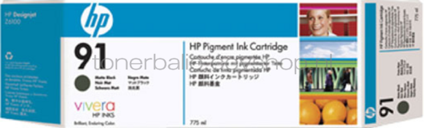 HP 91 mat zwart