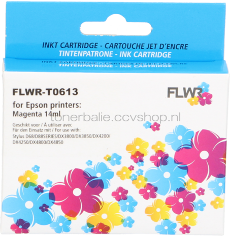 FLWR Epson T0615 multipack zwart en kleur