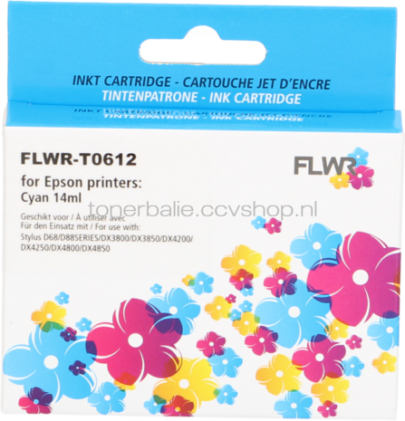FLWR Epson T0615 multipack zwart en kleur