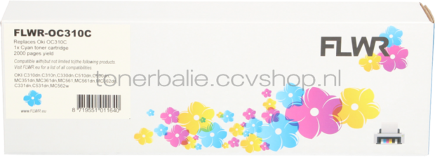 FLWR Oki 44469 multipack zwart en kleur